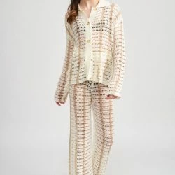 Emory Park Kalani Crochet Pants -ANNA-KACI SHOP M00000000322707 3165336519