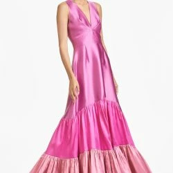 Sachin & Babi Rori Gown - Fuchsia
