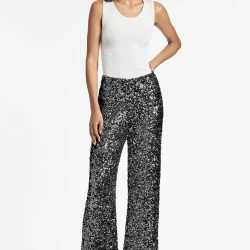 Sachin & Babi Alli Pant - Black Sequins