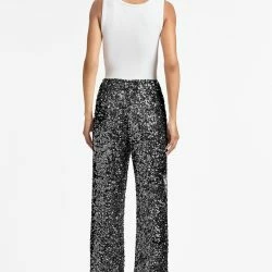 Sachin & Babi Alli Pant - Black Sequins -ANNA-KACI SHOP M00190824468589 366185474 scaled
