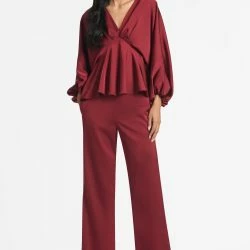 Sachin & Babi Alli Pant - Bordeaux