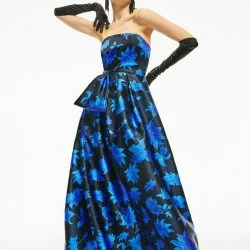 Sachin & Babi Ainsley Gown - Royal Blue Dalia Multi -ANNA-KACI SHOP M00190824477673 4293054554 scaled