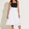 Vitamin A Lana Skirt - EcoLinen Gauze White