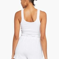 Vitamin A Thalia Shorts - White Organic Rib