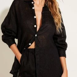 Vitamin A Tallows Short - EcoLinen Black -ANNA-KACI SHOP M00192289084878 1060113079