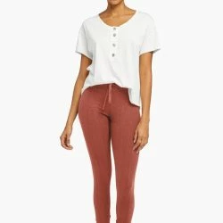 Vitamin A Thalia Legging - Copper Organic Rib