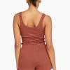 Vitamin A Thalia Organic Rib Shorts - Copper Organic Rib