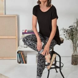 Lysse Reversible Cotton Legging Printed -ANNA-KACI SHOP M00192671120863 830611141