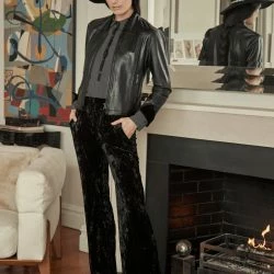 Lysse Harper Velvet Pant -ANNA-KACI SHOP M00192671140502 3723429180