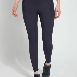 Lysse Hi Waist Light Weight Vegan Suede Legging (28.5" Inseam)