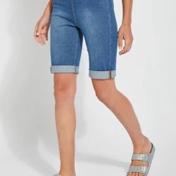 Lysse Denim Boyfriend Short -ANNA-KACI SHOP M00192671146382 1784761820