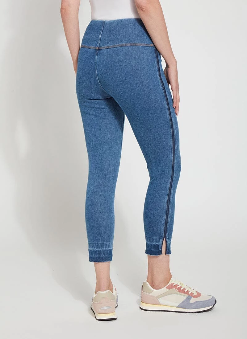 Lysse Gradient Cropped Denim Legging - 24.5" Inseam 3 Lysse Gradient Cropped Denim Legging - 24.5" Inseam - Image 3