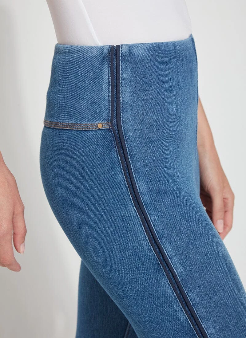 Lysse Gradient Cropped Denim Legging - 24.5" Inseam 4 Lysse Gradient Cropped Denim Legging - 24.5" Inseam - Image 4