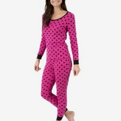 Leveret Womens Hearts Cotton Pajamas -ANNA-KACI SHOP M00192692018576 2694250648