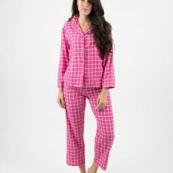 Leveret Womens Flannel Plaid Pajamas -ANNA-KACI SHOP M00192692024348 1056023584