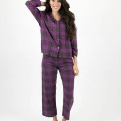 Leveret Womens Flannel Plaid Pajamas -ANNA-KACI SHOP M00192692024348 2777149377