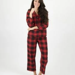 Leveret Womens Flannel Plaid Pajamas -ANNA-KACI SHOP M00192692024348 607707100