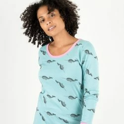 Leveret Womens Ocean Animal Pajamas