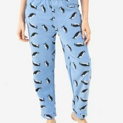 Leveret Womens Fleece Animal Print Pants