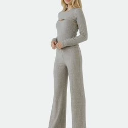 Grey Lab Oungewear Knit Pants -ANNA-KACI SHOP M00192934314077 4142380095