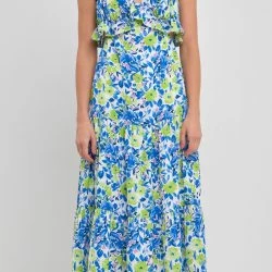 English Factory Ruffled Maxi Dress -ANNA-KACI SHOP M00192934389082 2648722455