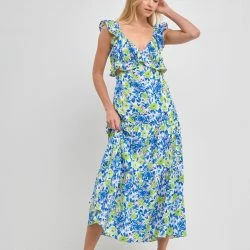 English Factory Ruffled Maxi Dress -ANNA-KACI SHOP M00192934389082 276736861