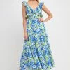 English Factory Ruffled Maxi Dress