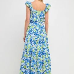 English Factory Ruffled Maxi Dress -ANNA-KACI SHOP M00192934389082 392562332