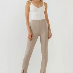 Grey Lab Front Slit Flares Pant 14 Grey Lab Front Slit Flares Pant -ANNA-KACI SHOP M00192934421867 487178956
