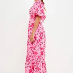 Free The Roses The Roses Floral Cut-Out Maxi Dress -ANNA-KACI SHOP M00192934472197 3091096937