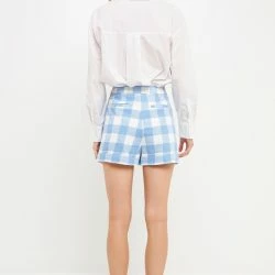 English Factory Gingham Shorts -ANNA-KACI SHOP M00192934479134 2478660963