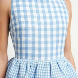 English Factory Gingham Tiered Mini Dress -ANNA-KACI SHOP M00192934502047 3758899561