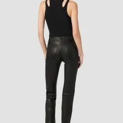 Hudson Jeans Nico Mid-Rise Straight Leather Pant 16 Hudson Jeans Nico Mid-Rise Straight Leather Pant -ANNA-KACI SHOP M00193372046131 2640060136