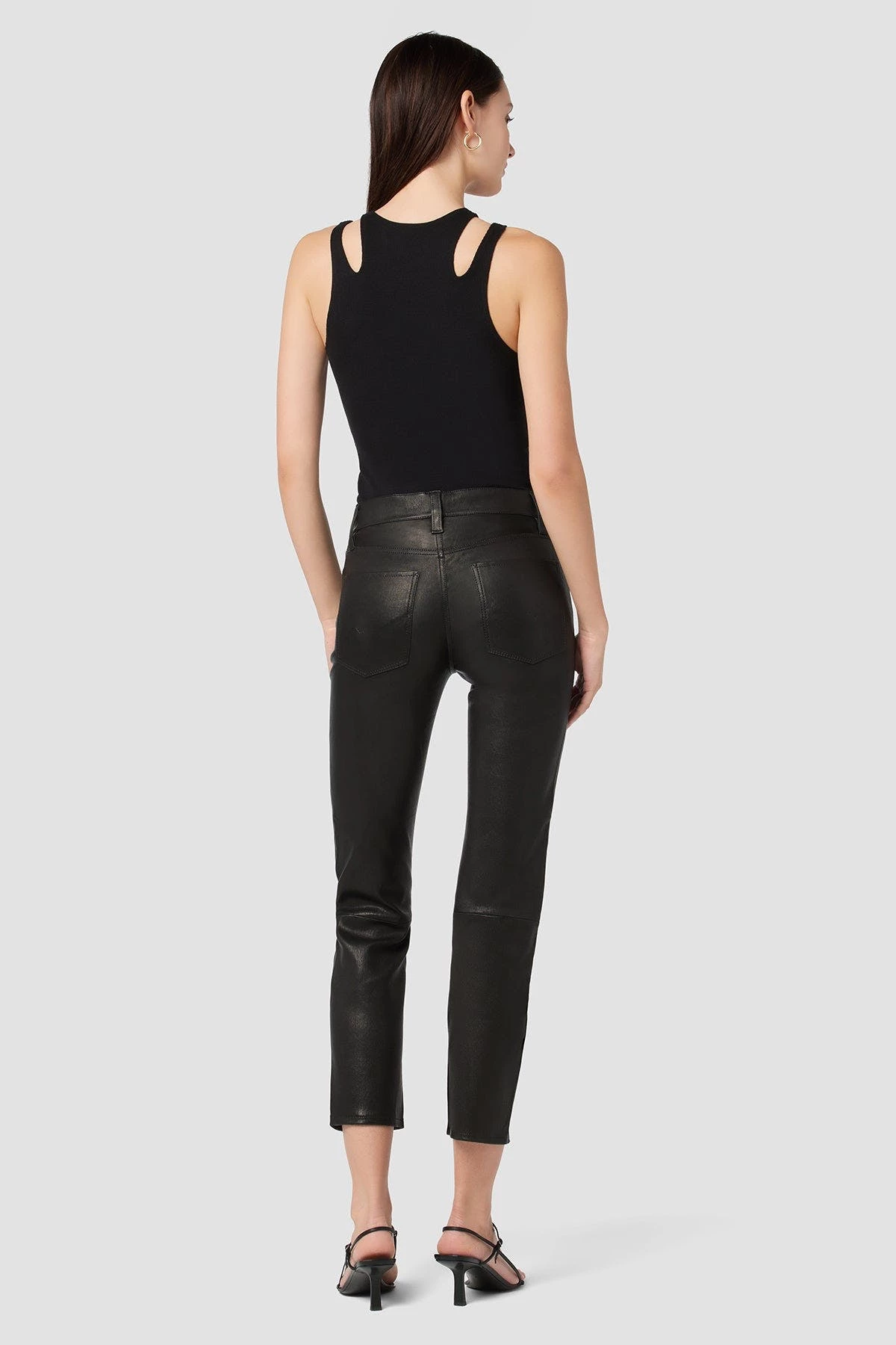 Hudson Jeans Nico Mid-Rise Straight Leather Pant 8 Hudson Jeans Nico Mid-Rise Straight Leather Pant - Image 8
