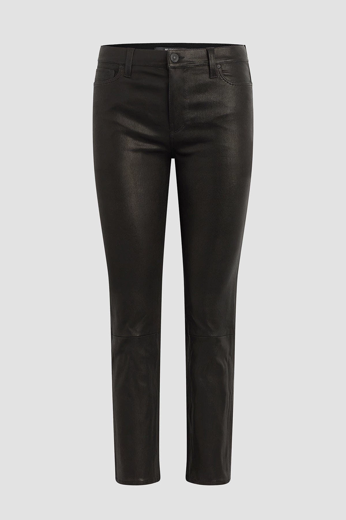 Hudson Jeans Nico Mid-Rise Straight Leather Pant 1 Hudson Jeans Nico Mid-Rise Straight Leather Pant