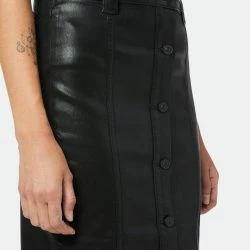 Hudson Jeans Button Front Coated Pencil Skirt -ANNA-KACI SHOP M00193372854996 1298957971