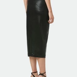 Hudson Jeans Button Front Coated Pencil Skirt -ANNA-KACI SHOP M00193372854996 910104068
