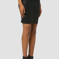 Hudson Jeans Centerfold Extreme High-Rise Coated Skirt -ANNA-KACI SHOP M00193372855399 3741514799