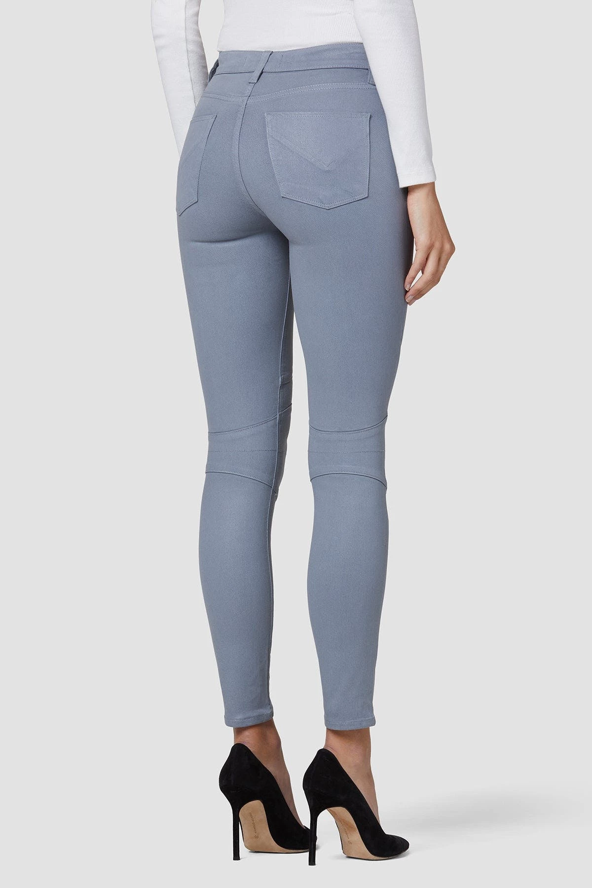Hudson Jeans Barbara High-Rise Super Skinny Coated Moto Pant 2 Hudson Jeans Barbara High-Rise Super Skinny Coated Moto Pant - Image 2