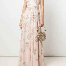 Marchesa Bridesmaids Sorrento Printed Gown