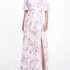 Marchesa Bridesmaids Rome Printed Gown - Lilac