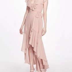 Marchesa Bridesmaids Trento Gown - Blush