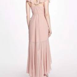Marchesa Bridesmaids Trento Gown - Blush -ANNA-KACI SHOP M00193461316145 2780735541