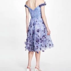Marchesa Notte Floral Sweetheart Cocktail Dress -ANNA-KACI SHOP M00193461395447 11568411