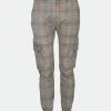 Lords Of Harlech Of Harlech GI Tartan Camel Cargo Pants