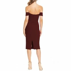 Dress The Population Bailey Dress - Burgundy -ANNA-KACI SHOP M00194259010634 4292993346