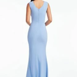 Dress The Population Sandra V-Neck Sky Gown -ANNA-KACI SHOP M00194259356718 469188779 scaled