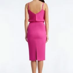 Dress The Population Alondra Bright Fuchsia V-Neck Dress -ANNA-KACI SHOP M00194259365024 1389652241 scaled