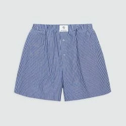 ANINE BING Liam Boxer Short - Blue And White Stripe -ANNA-KACI SHOP M00194421096985 1766234049