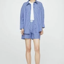 ANINE BING Liam Boxer Short - Blue And White Stripe -ANNA-KACI SHOP M00194421096985 3111061104